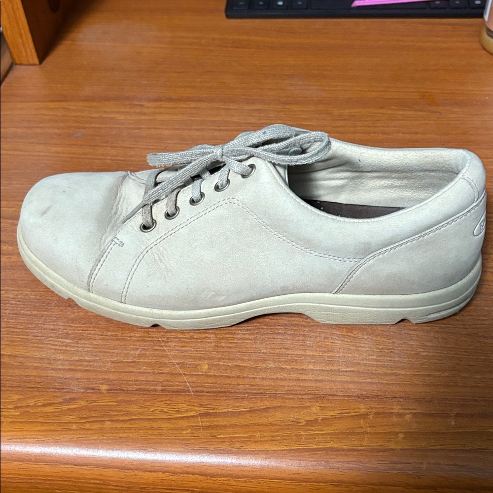 Rockport Women’s Khaki Nubuck Leather Oxfords Walking Comfort Shoes WW4103 - Picture 2 of 13